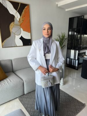 Blazer Blanc Élégant – Sophistication
